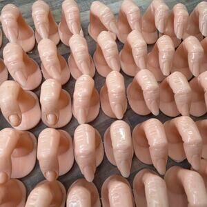 Fake Finger Nail Practice (61) pieces Nail Art Fake Display Finger